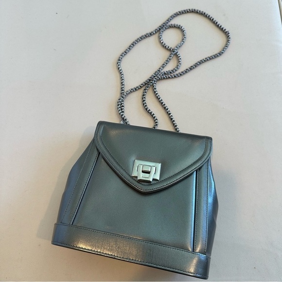 Elegant pewter metallic Leather Frenchy of California made in USA Women\'s Bag main image 11